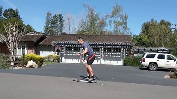 Diagonal Stride Roller Skiing