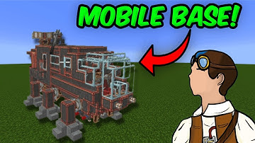 I Built a Functional WALKER In Minecraft Create Mod