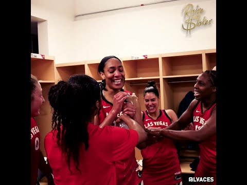 A'ja Wilson Finds Out She Won MVP From Coach Becky Hammon After Advancing To Finals | WNBA Playoffs