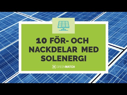 Video: Vilka är några problem med solenergi?