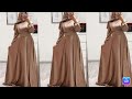 Diy how to make gorgeous stylish modest overlap dress  latest modest cutandsew latestdesigner