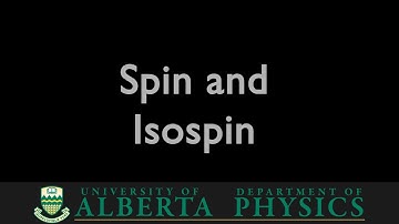 PHYS 485 Spin and Isospin