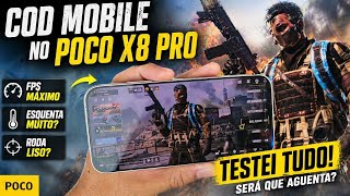 “Poco X8 Pro roda COD Mobile no MÁXIMO?
