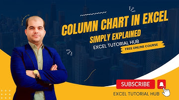 How to create a column chart in Excel