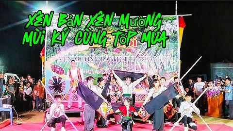 Xên Bản Xên Mường, biểu diễn cùng tốp múa, trung học cơ sở Pắc Ngà
