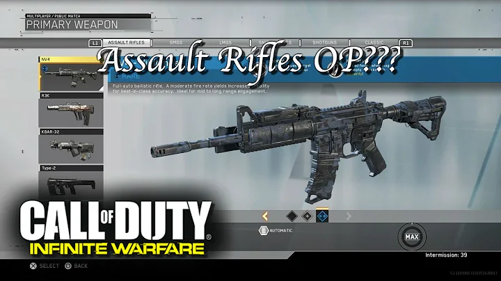 ASSAULT RIFLES ARE INSANE!! INFINITE WARFARE IN DEPTH GUN GUIDE!! (IW TIPS!!)