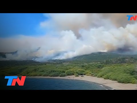 INCENDIOS EN CHUBUT I El fuego sigue activo con foco en el Parque Nacional Los Alerces