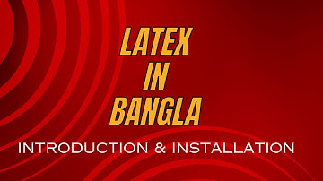 LaTeX Tutorial | Bangla | Installation & Creating first LaTeX Document - 1