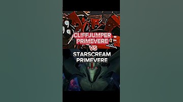 CLIFFJUMPER PRIMEVERE VS STARSCREAM PRIMEVERE #shorts