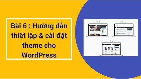 BÀI 6 : HƯỚNG DẪN THIẾT LẬP VÀ CÀI ĐẶT THEME SCHEMA MYTHEMESHOP CHO WORDPRESS - AnhThienAD.com
