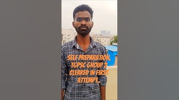 without coaching cleared tgpsc group 2,3 in my first attempt..