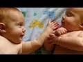 Funny Twins Baby Playing Together 🤤 Funny Fails Baby Video