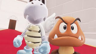What if you play Goomba and Dry Bones in Super Mario Odyssey - Final Boss & Ending (4K)
