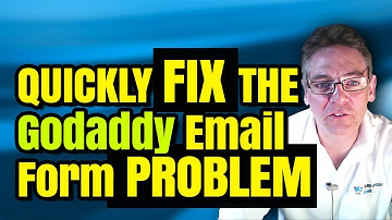 ★QUICKLY FIX★ Your Godaddy Email Form Problem