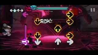 Beating devil’s gambit on mobile (FNF INDIE CROSS
