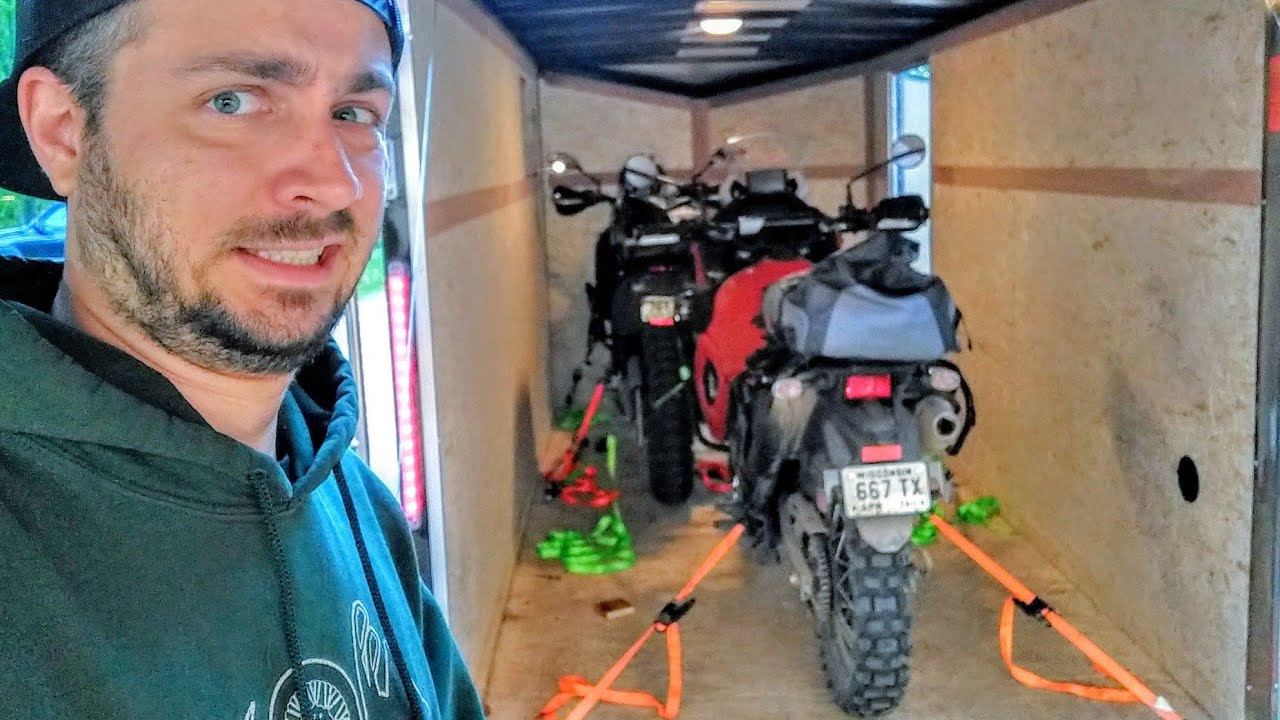 Не перевозите мотоциклы ADV в закрытом прицепе, пока не посмотрите это!