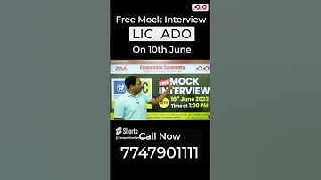 Free Mock Interview | LIC ADO | Start On 10th June | Ajit Sir | CoCo SSC