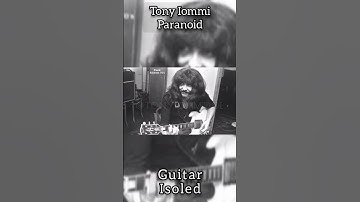 Thumbnail of Tony Iommi - Paranoid (guitar Isoled) #tonyiommi #blacksabbath #heavymetal #rockstar #music #shorts