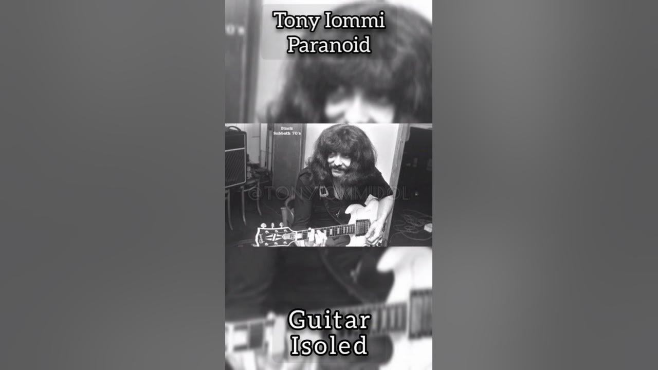 Tony Iommi - Paranoid (guitar Isoled) #tonyiommi #blacksabbath #heavymetal #rockstar #music #shorts