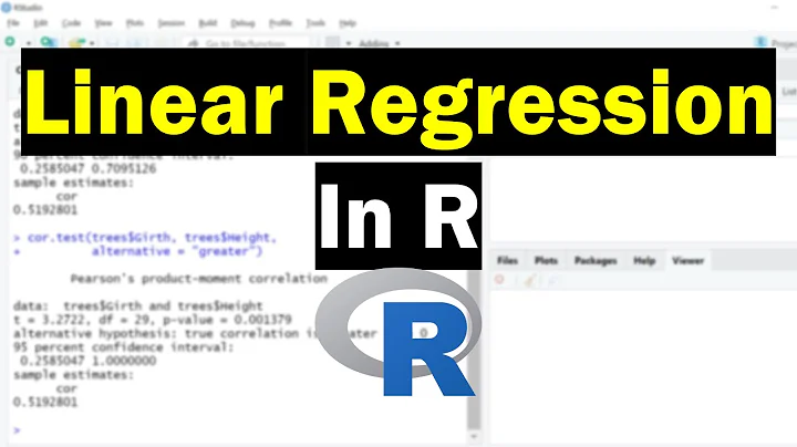 How To Perform A Simple Linear Regression In R