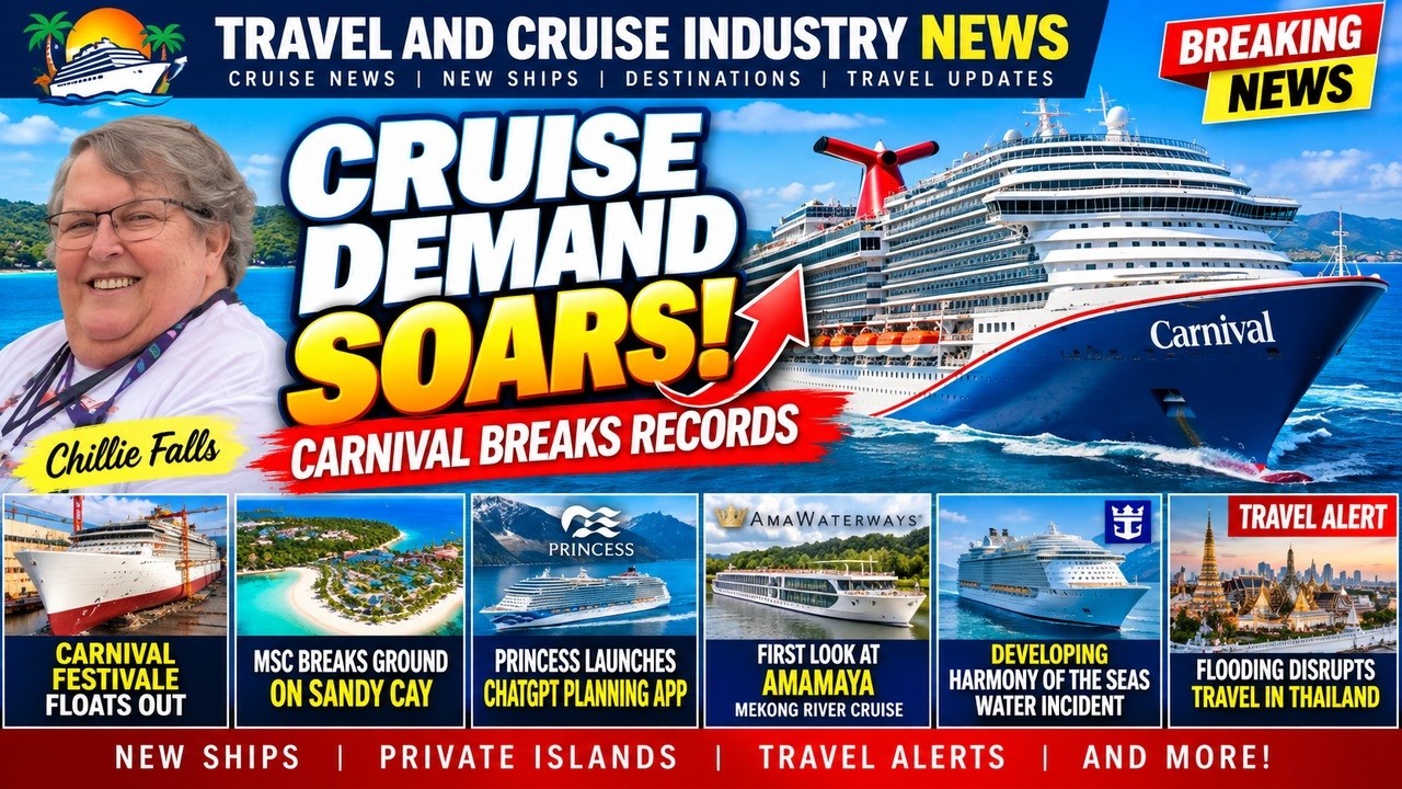 Cruise Demand Soars! Carnival Breaks Records + New Ships, Private Islands & Cruise News
