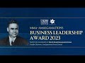 Live mma  amalgamations business leadership award 2023