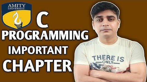 C Programming Important Chapter For BCA Upcoming Exams 2023🔥🔥 #amityonline #samtechnicalguru #bca