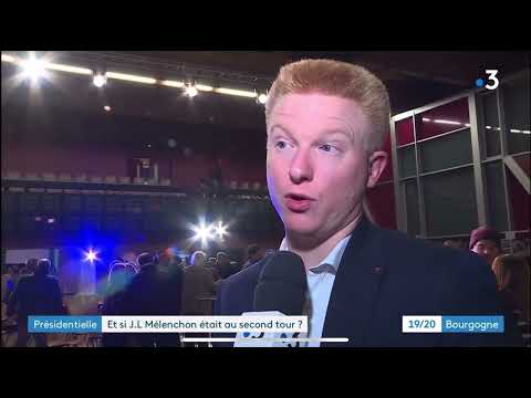 Présidentielle : Meeting de la France Insoumise à Fontaine-les-Dijon