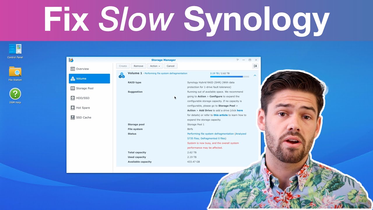 Speed Up Your Synology Nas By Defragmenting Your Hard Drives | 4K Tutorial