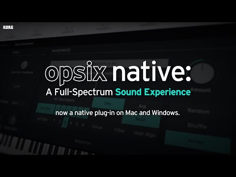 opsix native - A Full-Spectrum Sound Experience - now a native plug-in on Mac and Windows.