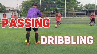 LATIHAN PASSING DRIBBLING DAN CONTROL BOLA