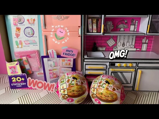 Unboxing the MINIVERSE Make it Mini Kitchen! With working UV Light! ❤️🥤🍰 # miniverse #toyunboxing 