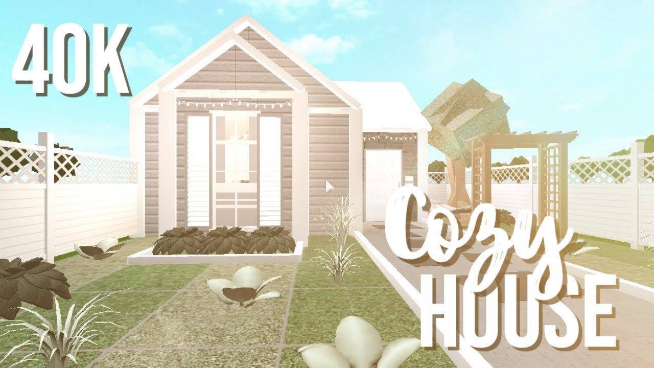 Roblox Bloxburg Small Cozy House 40k Youtube - roblox bloxburg 40k house