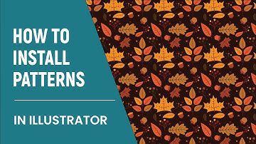 How to Install, Load and Use Pattern Swatches in Illustrator CC and CS