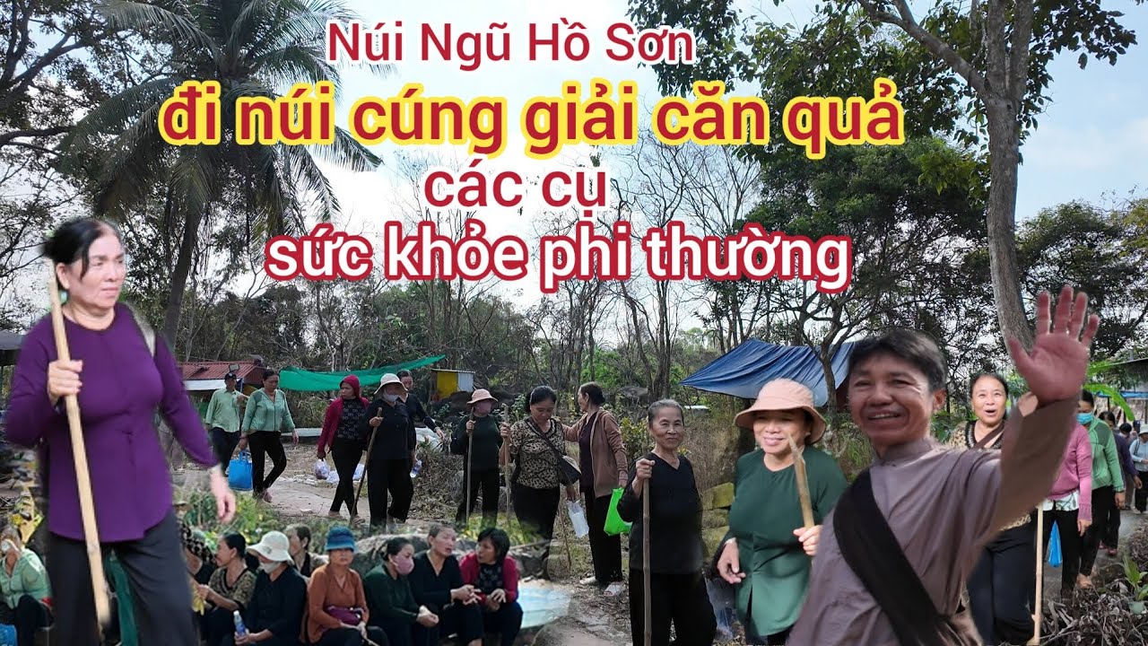 Núi dài năm giếng.rằm tháng giêng.2026.Bà con lội bộ lên núi.cùng giải căn quả.Bảy Núi An Giang 