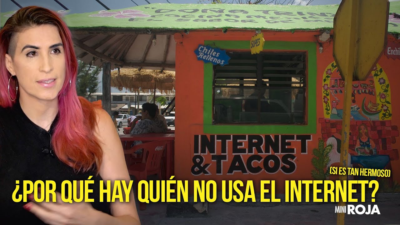 ¿Hay quién todavía NO se conecta al Internet? ¿Por? ..  analicemos esto /miniRoja