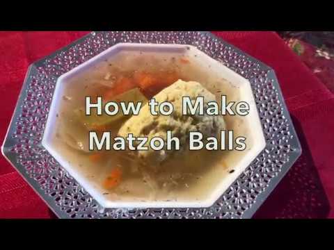 How To Make Matzoh Balls