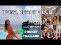 Yona beach club vlog  first floating beach club in the world phuket thailand