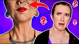 Woman Forces her Parents to get a Nose Piercing