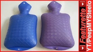 Hot Water Bottle by Fashy Made of Rubber For a Cute & Small Old Fashioned Vintage Style Body Warmer