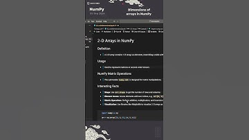Dimensions of arrays in NumPy 1-D,2-D,3-D Array