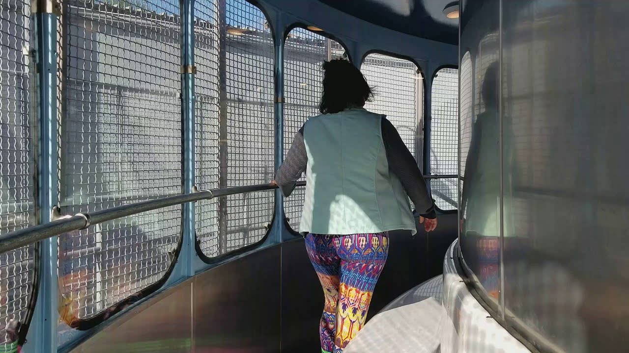 We rode the Sky Cabin on its re-opening at Knott's Berry Farm February ...