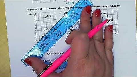 4.7 Arithmetic Sequences