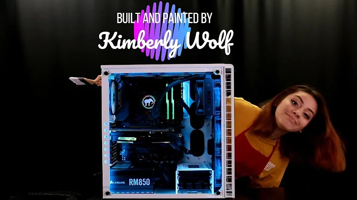 The Golden Elk - Acrylic Painted Custom PC by Kimb...