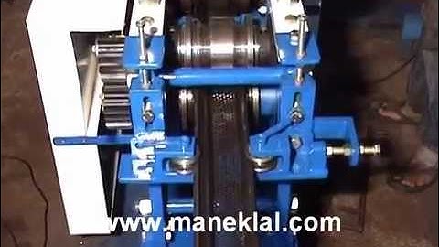 Manek - Rolling Shutter Strip Making Machine Model: RSS-6.0 with 6 pairs of Rolls