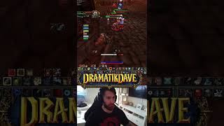 Hardcore wow close call! #wow #classic #hardcore #death #warcraft lol dramatikdave