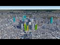 新宿　再開発　妄想MAP「新宿駅周辺等再開発案件」の風景を妄想する