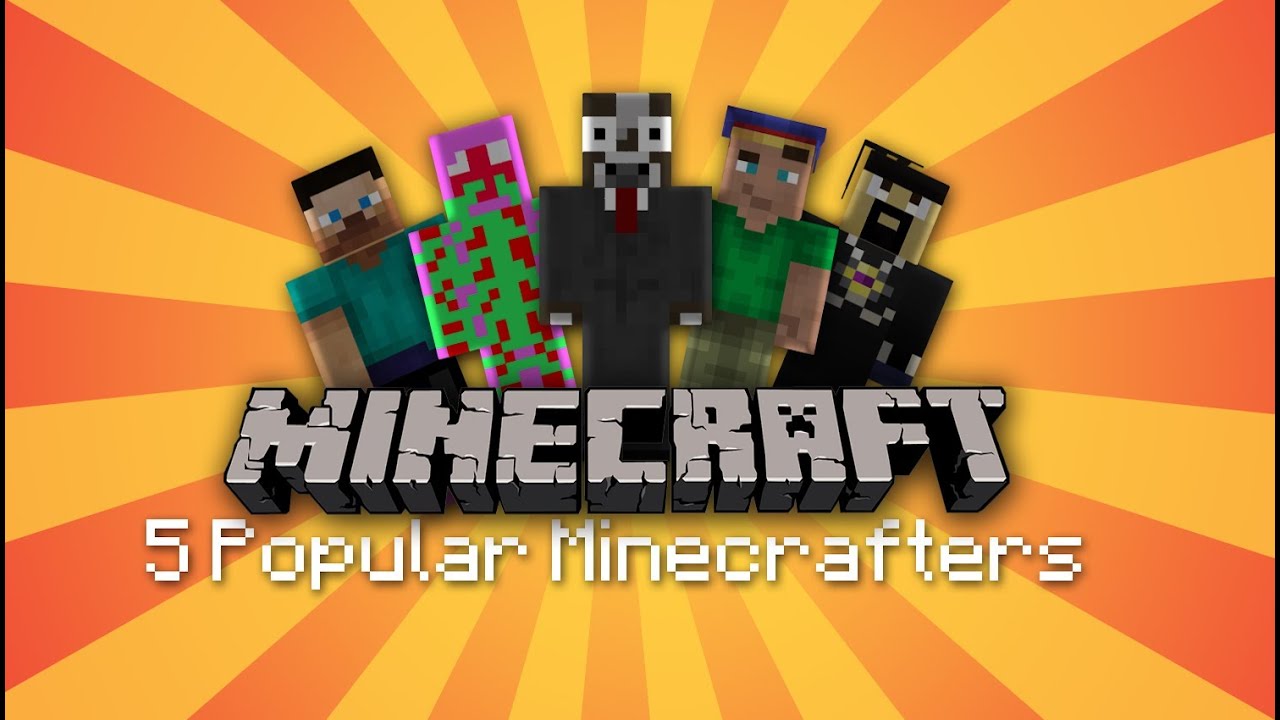5 Popular Minecraft YouTubers! - YouTube