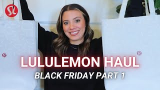 $700+ LULULEMON TRY-ON HAUL: Black Friday Part 1 | vlogmas day 11
