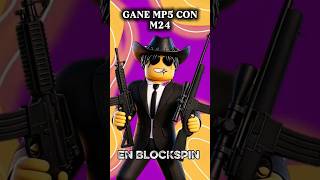 💥FACIL ASI CONSEGUI UNA MP5 EN BLOCKSPIN💥 #viralshort #roblox #blockspin